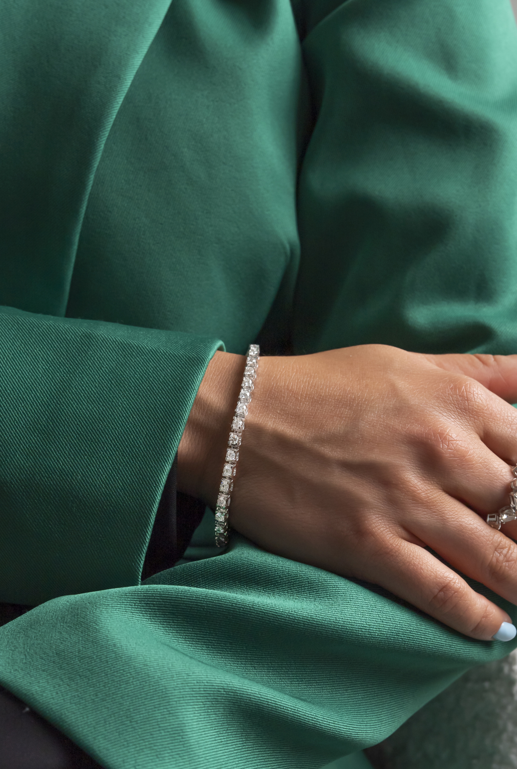 Tennis Bracelet round shape diamond